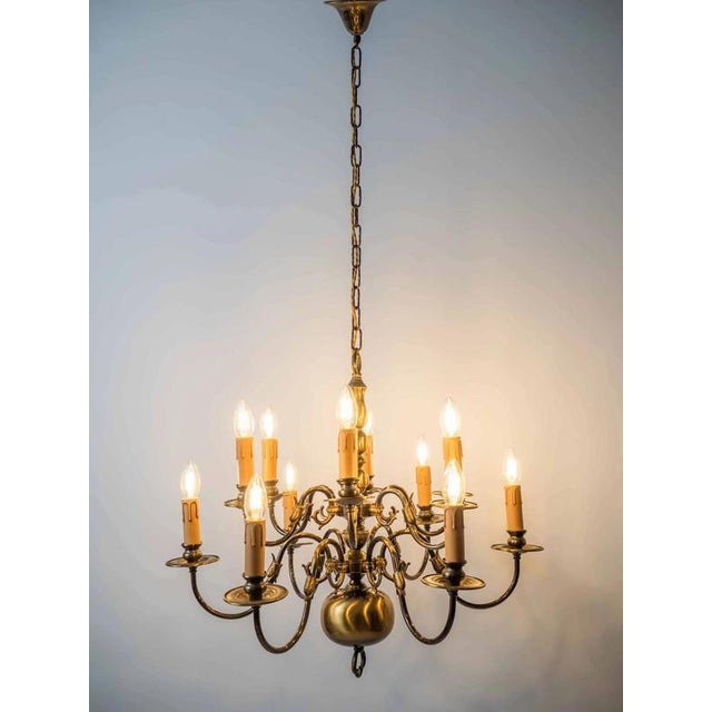 2000 - 2009 Antique 2-Tier Chandelier with Fish For Sale - Image 5 of 16