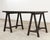Campaign Samantha Todhunter Design Matilda Leather Sawhorse Campaign Desk For Sale - Image 3 of 12