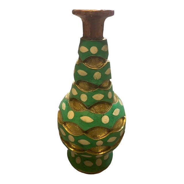 Handmade Moroccan Decorative Vase For Sale