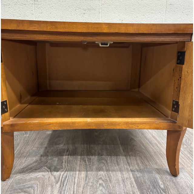 Vintage Mid Century Federal Inspired Regency Revival Style Cabinet For Sale - Image 9 of 12