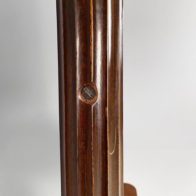 Empire Italian Self-Supporting Floor Mirror in Wood, 1850s For Sale - Image 11 of 18
