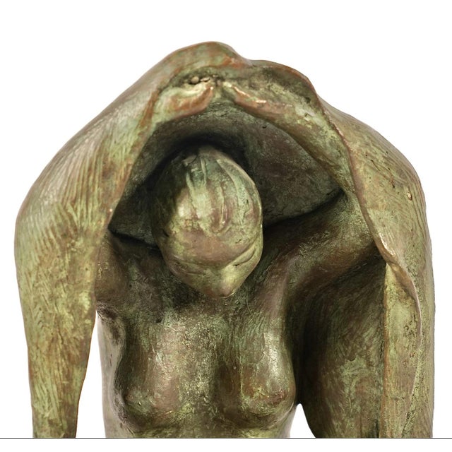 1970s Bronze Sculpture of Mother and Child, Jose Kuri-Brena (Mexican, 1914-2004): For Sale - Image 5 of 7
