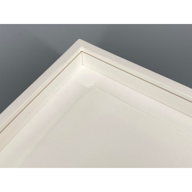 Paper Mark Tobey, Composition in Blue, 1972, Lithograph on Paper, Framed For Sale - Image 7 of 11