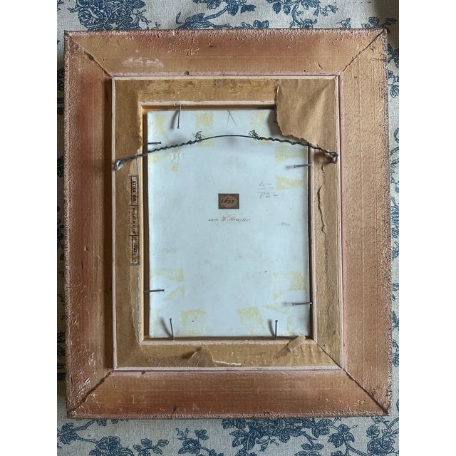 Renaissance Antique Hand-Painted Porcelain Portrait Plaque Inscribed W. Menzler For Sale - Image 3 of 6