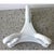 1970s White Dolphins Coffee Table With Glass For Sale - Image 5 of 14