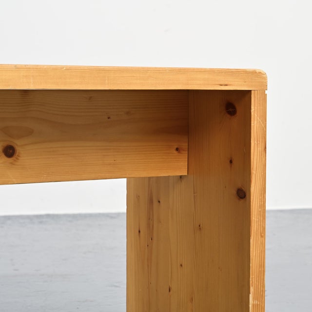 Pine Stool from Les Arcs, France, 1975 For Sale - Image 6 of 14