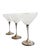Art Deco Sterling Silver and Cut Cristal Handmade Champaign Glasses, Spain, 1940s, Set of 3 For Sale - Image 9 of 18