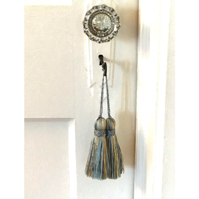 Turquoise Petite Turquoise Key Tassels - A Pair For Sale - Image 8 of 11