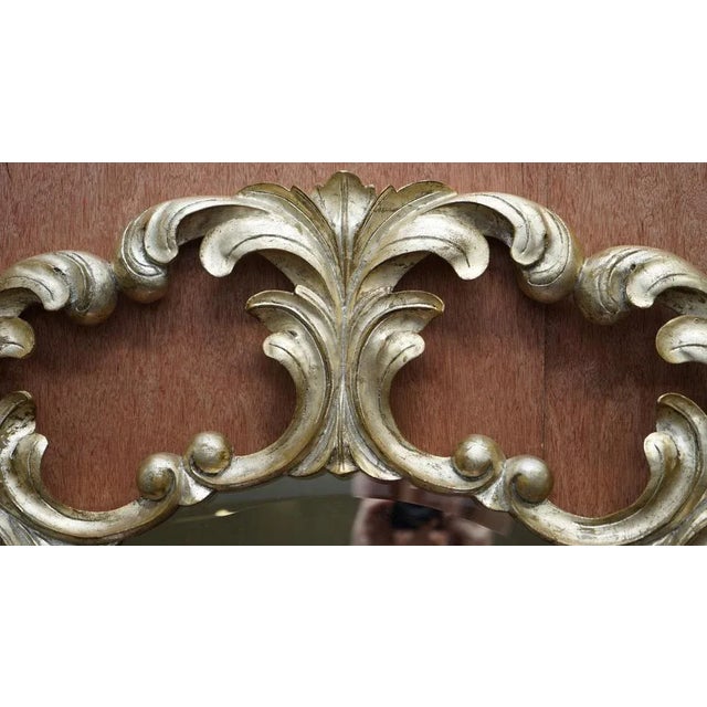 Gold Gold and Silver Leaf Giltwood Wall Mirror from Christopher Guy For Sale - Image 8 of 12
