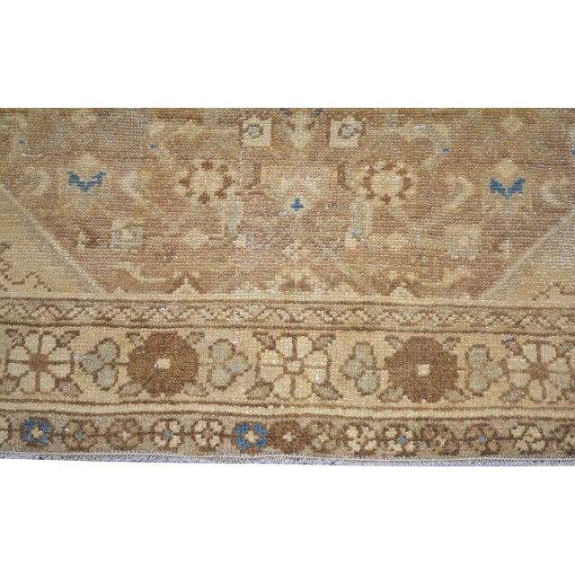 Vintage Turkish Hand Knotted Wool Rug, 3'9''x11'3'' For Sale - Image 4 of 5