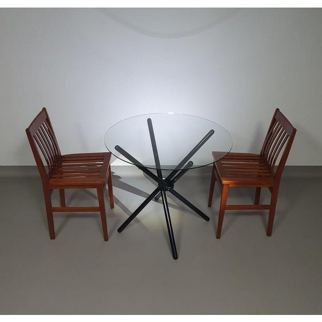 Italian Folding Table with Aluminium Frame, 1980s For Sale - Image 15 of 16