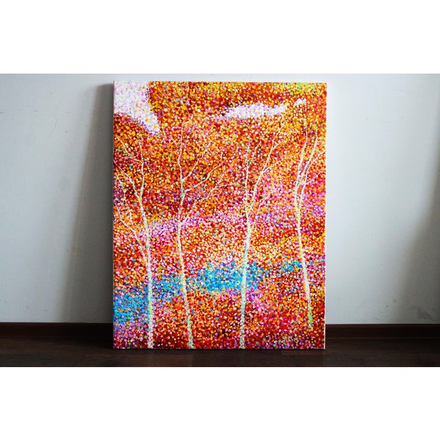 Artist Andrei Sitsko "Autumn Colors" Modern Original Painting For Sale - Image 6 of 9