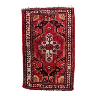 1920s, Antique Persian Hamadan Rug 2' X 4' For Sale