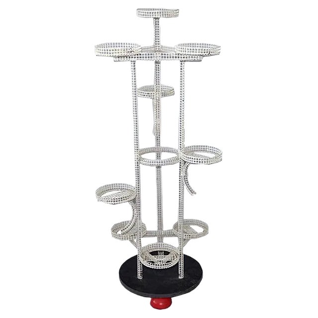 Antique Art Nouveau Austrian Flower Stand by Josef Hoffmann for Wiener Werkstätte, 1910s For Sale