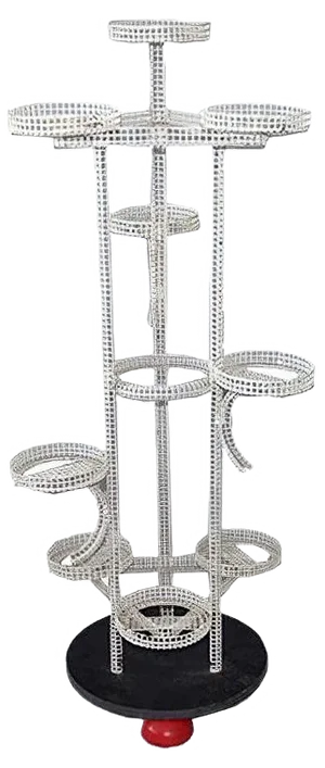 Antique Art Nouveau Austrian Flower Stand by Josef Hoffmann for Wiener Werkstätte, 1910s