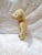Children's Antique Steiff 1908 Teddy Bear 11" Yellow Mohair Fully Jointed With Glass Eyes Attributed For Sale - Image 3 of 8
