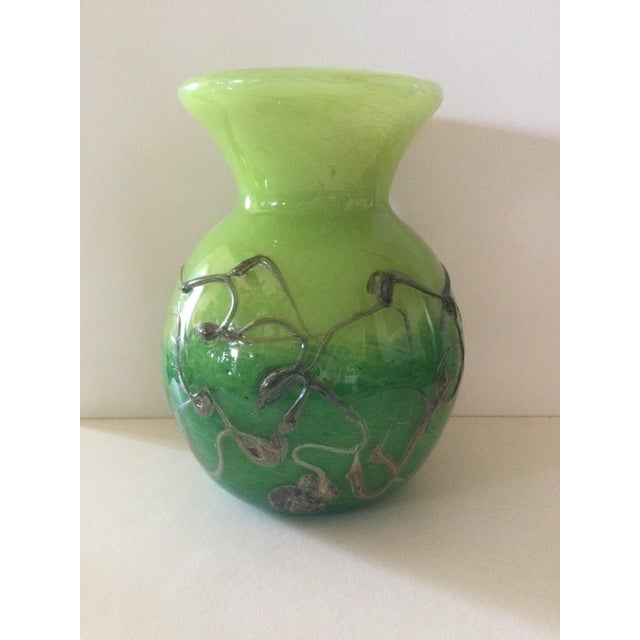 Glass Paste Vase by Florea Silviu For Sale - Image 4 of 4