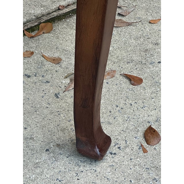 Round Tavern Table, Small Dining/Pub Table, Dark English Oak For Sale - Image 9 of 12