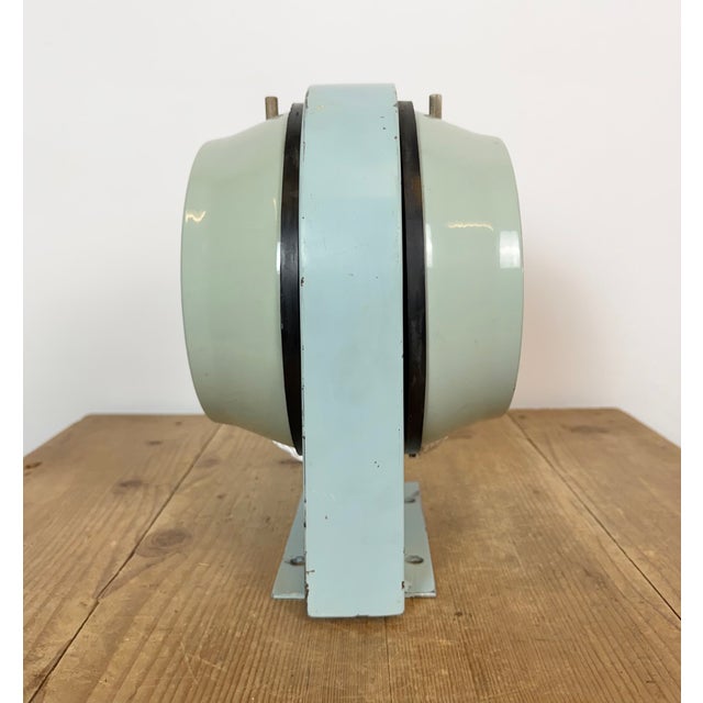 Vintage Blue Seiko Double-Sided Ships Wall Clock, 1980s For Sale - Image 6 of 18