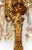Metal Pair of Antique American Cornelius Gilt Bronze and Crystal Three Arm Candelabra For Sale - Image 7 of 10