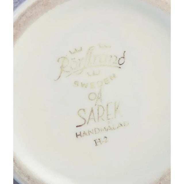 Modernist Ceramic Sarek Vase by Olle Alberius for Rörstrand For Sale - Image 6 of 8