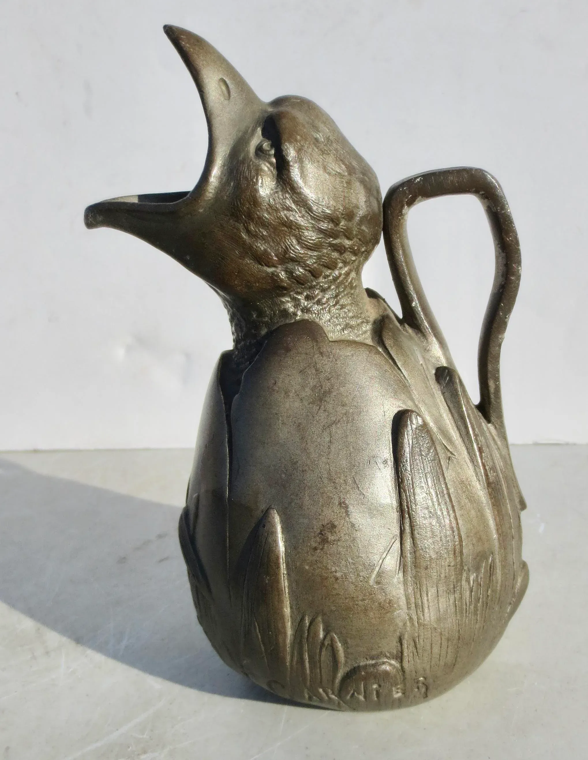 Etain Garanti Pewter Art Nouveau Creamer | Chairish