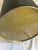 Vintage Mid-Century Black & Gold Wastebasket With Handle For Sale - Image 12 of 12