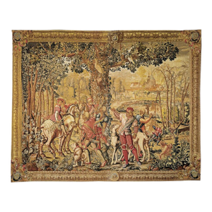 Chasse De Maximilien 'Juillet' Silkscreen Tapestry - 220 X 275 Cm (7'3" X 9'0") - Requires Rod Size 6
