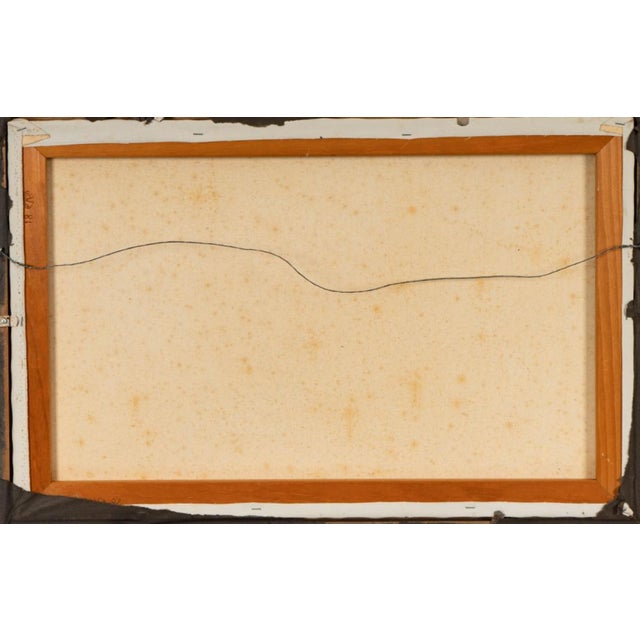 Pennsylvania Artist Bertha Ottilie Stammler Townsend Architectural Oil Painting For Sale - Image 4 of 4