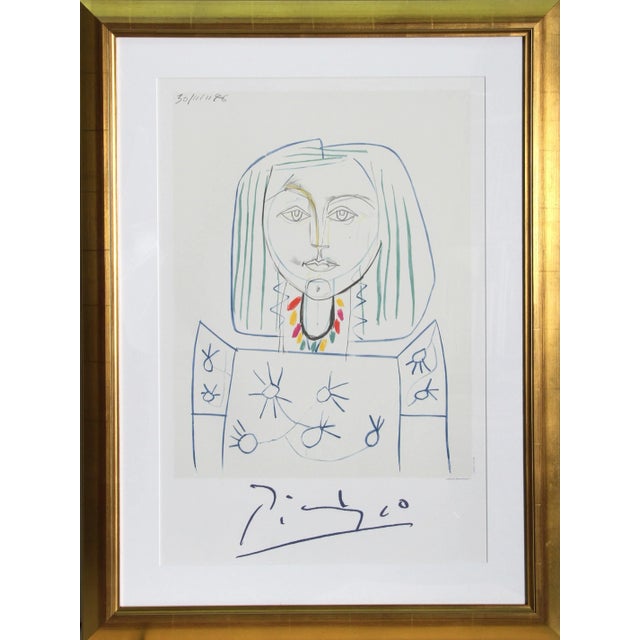 Portrait de Femme au Collier Pablo Picasso Year: of Original: 1946 | Year Printed: 1979-1982 Medium: Lithograph Edition:...