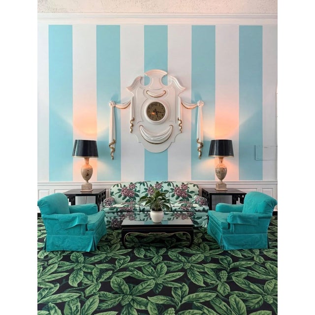Original Fauvist Greenbrier Resort Hotel "Lobby Lounge" Dorothy Draper Interior Art For Sale - Image 15 of 15
