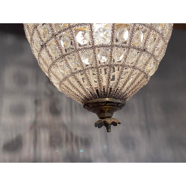 Late 20th Century Late 20th Century Louis XVI Bronze Chandelier For Sale - Image 5 of 12