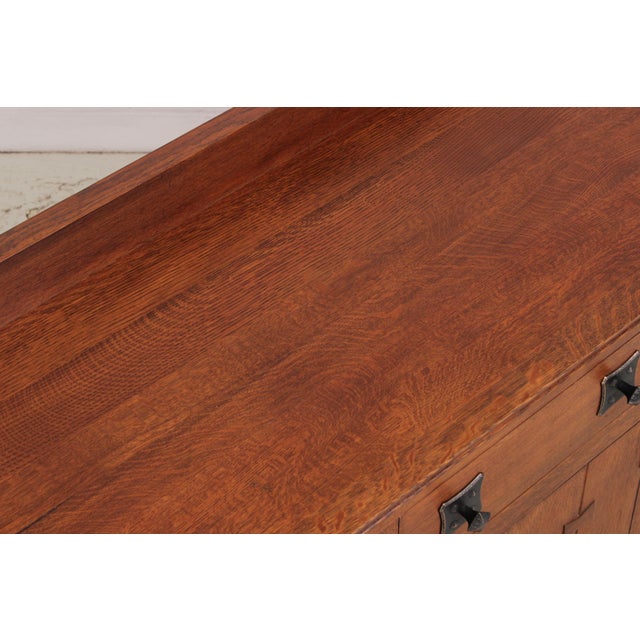 Gustav Stickley Mission Oak Buffet Server For Sale - Image 10 of 18