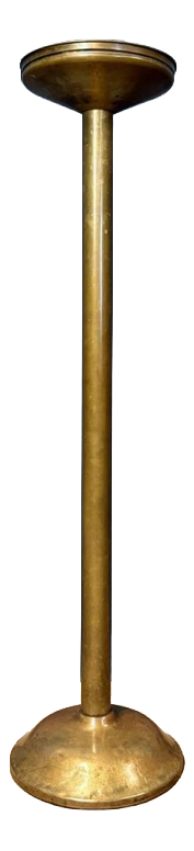 Large Antique Brass Stand or Column