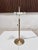 Modern Table Lamp with Brass Base and Silk Shade by Swiss Lamps International, Zurich, 1970s For Sale - Image 3 of 14