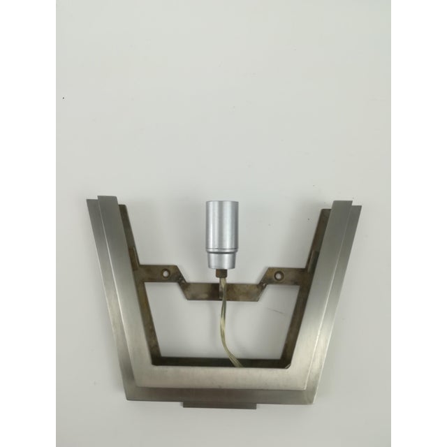 1930s French Art Deco Wall Sconces by Verrerie Des Hanot, 1930s, Set of 2 For Sale - Image 5 of 9