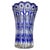 Large Bohemian Vibrant Cobalt Vase in Crystal Cut-to-Clear, 1930 For Sale - Image 4 of 9