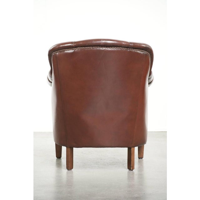 Club Chair in Sheepskin Leather For Sale - Image 4 of 15