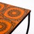 French Mid-Century Orange Ceramic Tile and Wrought Iron Side Table From Vallauris For Sale - Image 9 of 9