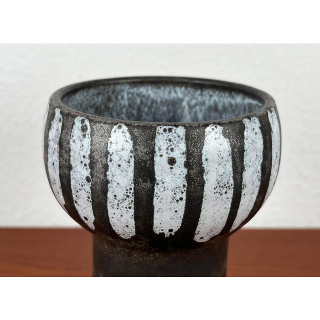 Ceramic Mid-Century East German GDR Studio Pottery Vase by Erhard Goschala, 1960s For Sale - Image 7 of 15