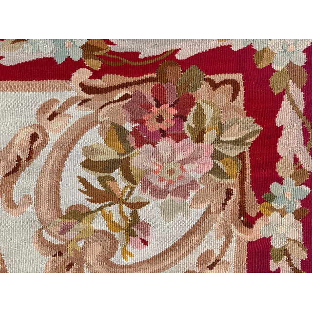Neoclassical Elegance: A 19th-Century French Aubusson Tapestry For Sale - Image 10 of 15