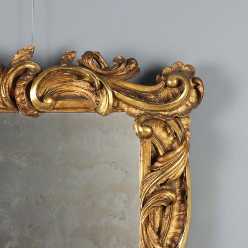 Baroque Style Italian Mirror For Sale - Image 4 of 11