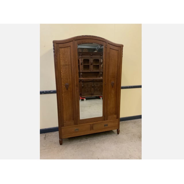 Vintage Art Deco Wardrobe, 1930 For Sale - Image 12 of 12