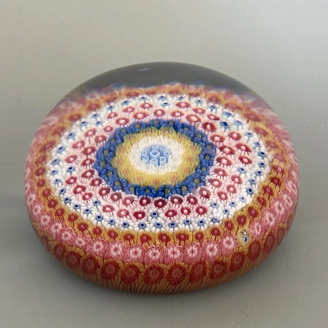 Baccarat Floral Millefiori Glass Paperweight 1970 Limited Edition #69 For Sale - Image 11 of 12