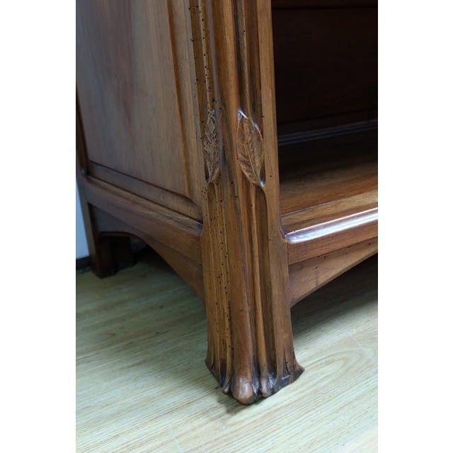 Art Nouveau Walnut Server, 1900 For Sale - Image 17 of 18