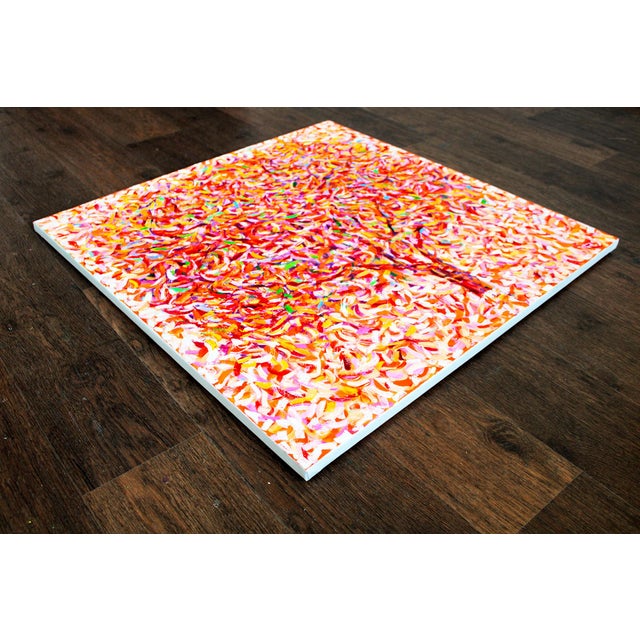 Abstract Artist Andrei Sitsko "Apple Tree Iii" Modern Original Painting For Sale - Image 3 of 10