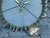 Mid 20th Century Spanish Midcentury Gilt Metal Semi-Flush Crown Chandelier with Tiered Foliage For Sale - Image 12 of 12