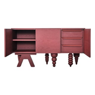 2M Multileg Cabinet in Red Ash Wood by Jaime Hayon for BD Barcelona, 2022 For Sale