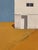 Golden Fields by Justin Wheatley | Acrylic on Canvas White Barn With Gold Fields For Sale In Denver - Image 6 of 12
