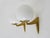 1980s Vintage Wall Lights in Brass and Opaline Glass, 1980s, Set of 2 For Sale - Image 5 of 11
